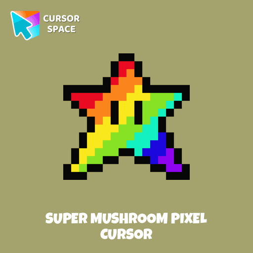 Super Mushroom Pixel cursor pointer cursor